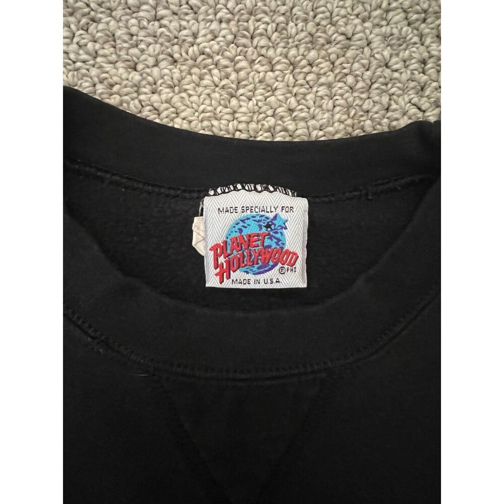 Planet Hollywood New York Black Sweatshirt - Picture 4 of 5
